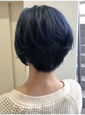 ☆chouchou☆ショート×ネイビーカラー