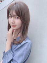 ゆるっとミルクティーセミロング