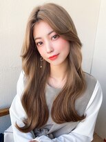 アフロート ディル(AFLOAT D'L)&nbsp;アフロートみきなヌナモリ顔まわり韓国ヘア20代表参道後れ毛女神