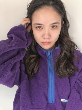 コフィー バイ メルト 吉祥寺(cofy by melt) 《cofy》ぱっつんロブニュアンスパーマ重ためロブのばしかけ