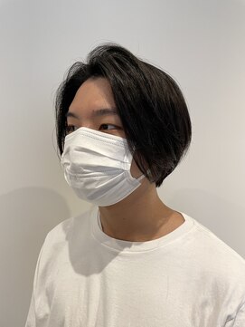 オレンジ 十三店(ORANGE) 伸ばしかけの方必見！メンズミニボブスタイル◎