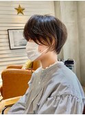 インナーカラーが可愛い大人ショート【綾瀬/北千住/亀有】