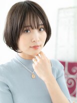 ドクターズ サロン ラブ(Dr's Salon LAB)&nbsp;黒髪くすみカラー大人かわいい丸みショートf古河20代30代40代