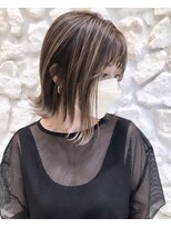 モアナバイヘッドライト 沖縄八重瀬店(Moana by HEADLIGHT)&nbsp;Moana【八重瀬】#ハイライト#外はねボブ#前下がりボブ