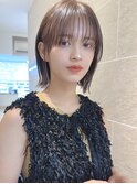20代30代40代丸みショートボブマッシュ前下がりレイヤー