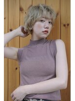 ブゾン(buZon)&nbsp;【buZonブゾン】　ハイトーン×マッシュショート