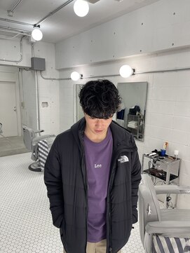 ウェルネス(Wellness) スキンフェードスペインカールローフェード