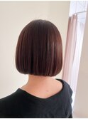 艶感ボブ×髪質改善カラー