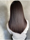 髪質改善酸性ストレートとブリーチしない透明感カラーが得意です