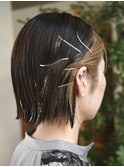 ボブのストレートタッチアレンジ