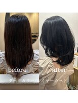 ウニレ バイ センス(unire by sense)&nbsp;【酸性トリートメント】レイヤーカット/ダークカラー