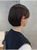ボブ/ミニボブ/ショート/ショートボブ/センターパート