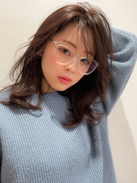 マイラ 銀座(myla) 似合わせカットメルティカラーフェミニンウェーブミディアムボブ