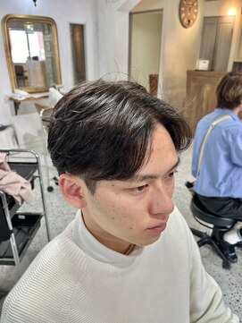 サンバイセライロ 千葉(SAN. by celilo) ウルフ/アッシュブラック/カルマパーマ【高野優真】