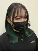 インナーカラー 【グリーン】