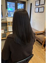 ココカラヘアー ニコ(cococara hair nico)&nbsp;ロングヘア/縮毛矯正/グレージュカラー