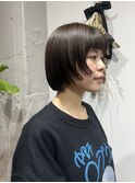 前上がりボブ