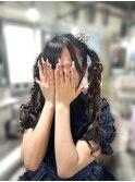 ハートのツインテール