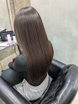 エント(ent)&nbsp;艶々ロングヘア×縮毛矯正