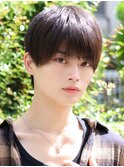 ナチュラルラウンドマッシュシースルーヘア