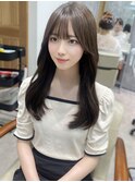 ホワイトグレージュ/デジタルパーマ/チェリーブラウン/津田沼