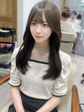 シエテ 津田沼(Siete) ホワイトグレージュ/デジタルパーマ/チェリーブラウン/津田沼