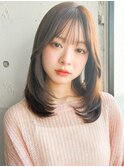 イメチェンフェイスフレーミング前髪うる艶髪美髪小顔カット