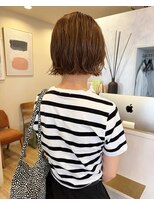 ブラウン (BROWN)&nbsp;ニュアンスボブ【吉祥寺 切りっぱなし ボブ ぷつっとボブ】