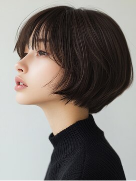 ロディーナコク 大口 新子安(rodina.coc) 30代40代50代◎大人ナチュラルレイヤーボブ/白髪ぼかし/髪質改善