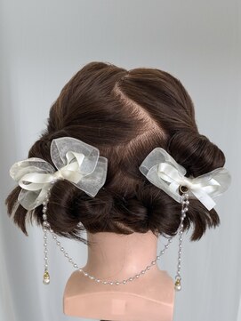 ツインカチモリ団子　キッズ　お呼ばれ　イベント