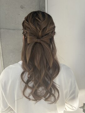 スタジオカラー(Studio Color) リボンハーフアップ