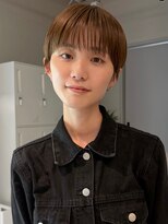 ホヌン 茅ヶ崎(Honnun) 【20代30代40代】大人可愛い◇丸みマッシュショート シースルー