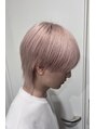 ヘアーザラブズラフズ オーガニカ 北九州(HAIR THE LOVES LAUGHS ORGANICA)&nbsp;ブリーチ2回で作るホワイトピンク
