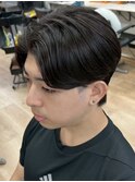 横浜メンズカットメンズパーマニュアンスパーマセンターパート