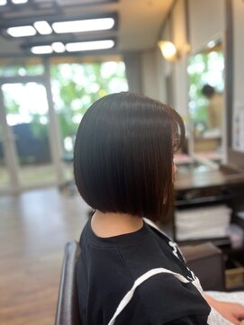 トップヘアー 玉島店(TOP HAIR) 《TOPHAIR 玉島店/ もも》オリーブベージュ×内巻きワンカール