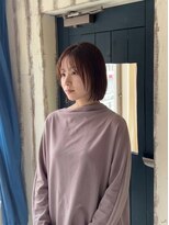 ニーゼロゼロナナ(2007)&nbsp;【王道愛され】切りっぱなしボブ×艶カラー