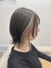 【イヤリングカラー】カット+カラー+イヤリングカラー+クイックtr