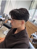 毛流れパーマ