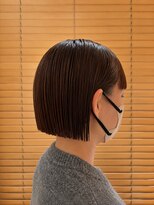 オーガニックエコ 川越(organic+eco)&nbsp;20代30代/ミニボブ/切りっぱなし/秋ヘア/ブリーチなしカラー
