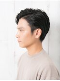 オールバックスタイル/ナチュラルツーブロック/似合わせカット