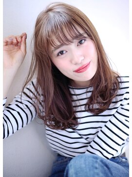 マリアバイアフロート(Maria by AFLOAT) 【重山】マッシュウルフオン眉ジェンダーレスワンカールセミディ