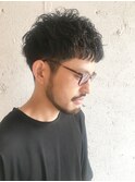カリッとメンズパーマ