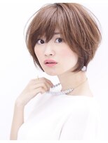 ヘアアンドケア エジェリラボ(hair&care egerie lab)&nbsp;シルエットをキレイに見せるボリュームを出したショートボブ