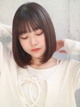 ダヴィン 中目黒(DaVin) 【DaVin中目黒】ストレート内巻きボブ　ココアブラウン