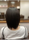 艶髪縮毛矯正カラークセストパー CTFカラーと縮毛矯正を同時施術