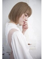 グランアージュ 錦糸町(grandage) 小顔ミニボブくすみベージュ/前髪あり【グランアージュ錦糸町】
