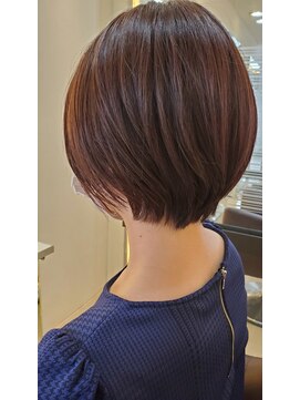 スタイル 成城学園前(STYLE) 絶壁カバー後頭部ふんわりボブスタイル特集　カーキグレージュ２