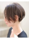【SHARON原宿】刈り上げショート×モカブラウン