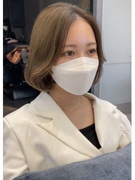 ロンドアヴァントゥス 池袋(Lond aventus) 韓国ボブ、タンバルモリボブ、ショコラベージュ