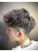 ツイストアップバングショート